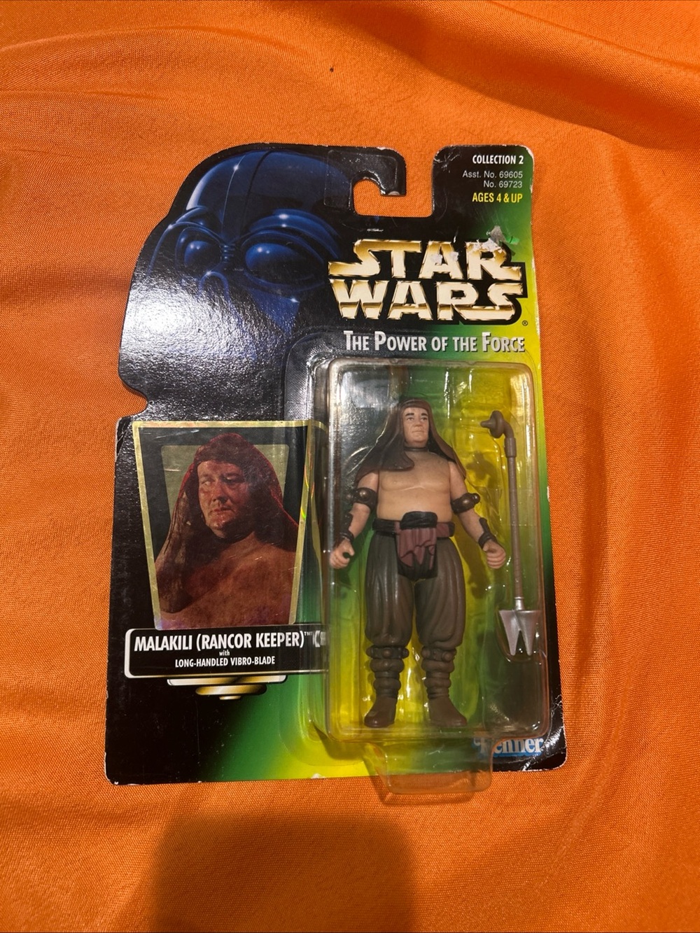 Star Wars The Power of the Force Malakili (Rancor Keeper) Action Figure - Green